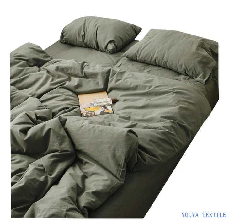 Washed Cotton Fitted Sheet